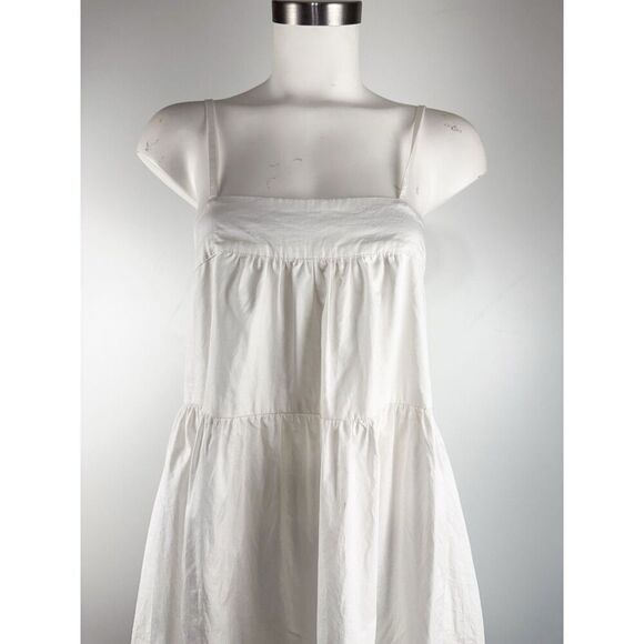 NEW NWT MIKOH SAKURA MIDI DRESS sz S, 1 - Bone Tiered A Line - Picture 5 of 9